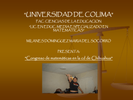 Chihuahua - Universidad de Colima