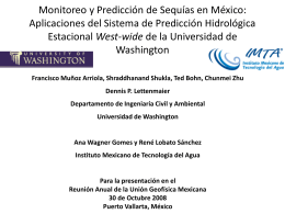 Monitoreo y Predicción de Sequías en México
