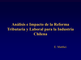 Análisis e Impacto de la Reforma Tributaria y Laboral para