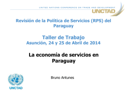Sesión 1: La economía de servicios en Paraguay