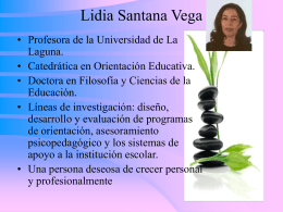 Dra. Lidia Santana Vega