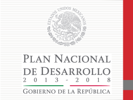Plan Nacional de Desarrollo México 2013-2018