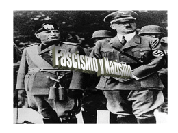 Fascismo y nazismo [PPT 140 KB]