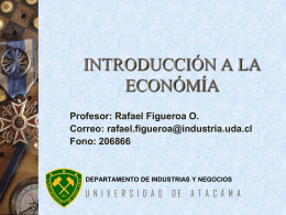 introducción a la económía - Departamento de Industria y Negocios