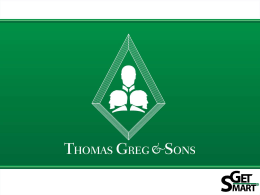 (CSC) para Thomas Greg & Sons