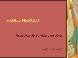 La poesía de Pablo Neruda