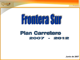 Frontera Sur Plan Carretero 2007