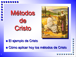 AL -Los Metodos de Cristo
