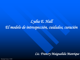 Lydia E. Hall - Enfermería 21