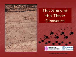 The Story of the Three Dinosaurs