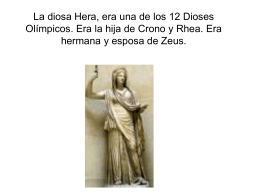 Hera era una de las diosas mas destacadas. Podemos encontrar