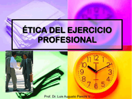 ETICA PROFESIONAL - Corporación Ética, Economía y Empresa