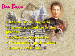 Don Bosco y su obra