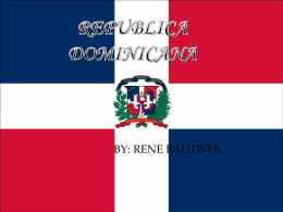 "República Dominicana".