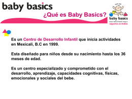 ¿Qué es Baby Basics?