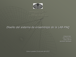 Diseño del sistema de ensamblaje LAB_PAQ