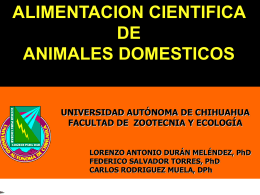 alimentación científica - Universidad Autónoma de Chihuahua