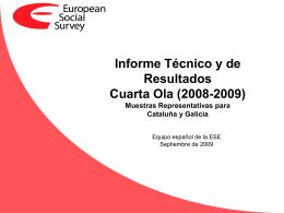 Informe de Resultados Cuarta Ola (2008