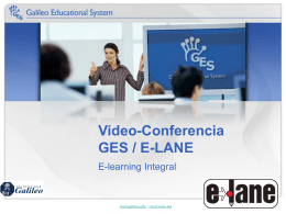 E-learning Integral - Galileo Educational System