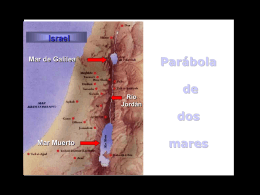 Mar de Galilea Mar Muerto Israel Río Jordán Parábola de dos mares