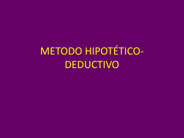 METODO HIPOTÉTICO