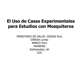 Efecto del uso de mosquiteros tratados con insecticidas