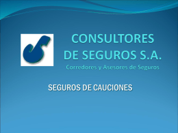 CONSULTORES DE SEGUROS S.A.