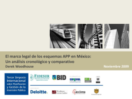El marco legal de los esquemas APP en México: Un análisis