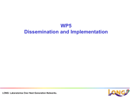 WP5 Presentation - LONG
