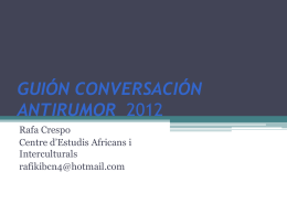 Guión Conversación Antirrumor (Rafa Crespo)
