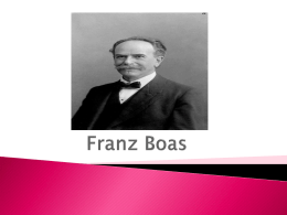 Franz Boas - DSpace at Universia