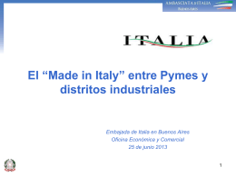 El “Made in Italy”