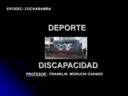 DEPORTE Y DISCAPACIDAD - DEPORTIVAESPECIAL.org