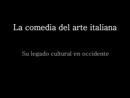 La comedia del arte italiana