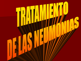 tratamiento de neumonias