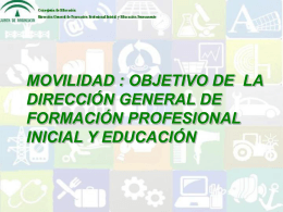 Movilidad - Centro del Profesorado de Granada