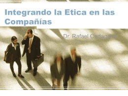 Integrando la Etica en las Compañías