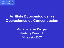 Mercado y Concentración - Centro de Libre Competencia UC