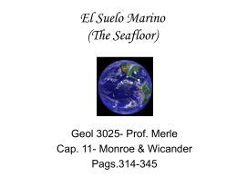 El Suelo Oceanico (The Seafloor)