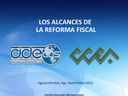 presentacion los alcances de la reforma fiscal 22