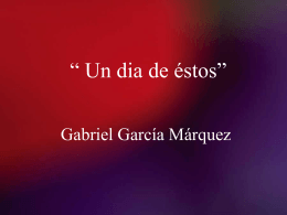 Un dia de estos_ Gabriel Garcia Marquez