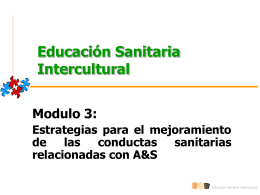 Educación Sanitaria Intercultural Modulo 3