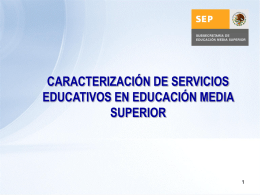 Elementos del proceso educativo - Subsecretaría de Educación