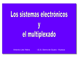 Sistemas electrónicos y multiplexado