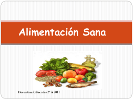 Alimentacion Sana - Colegio Santa Sabina