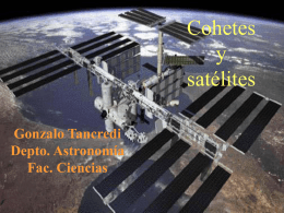 Cohetes y Satelites artificiales