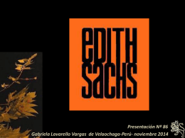 Edith Sachs - Holismo Planetario en la Web