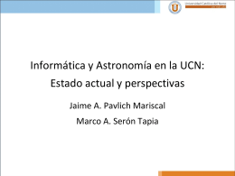 Ingeniería y Astronomía en la UCN