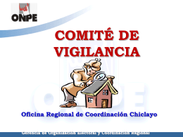 3. ONPE Comite De Vigilancia - Municipalidad Provincial de Chiclayo