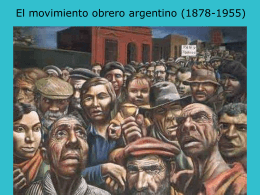 Historia MovObrero Argentino (1857-1955)